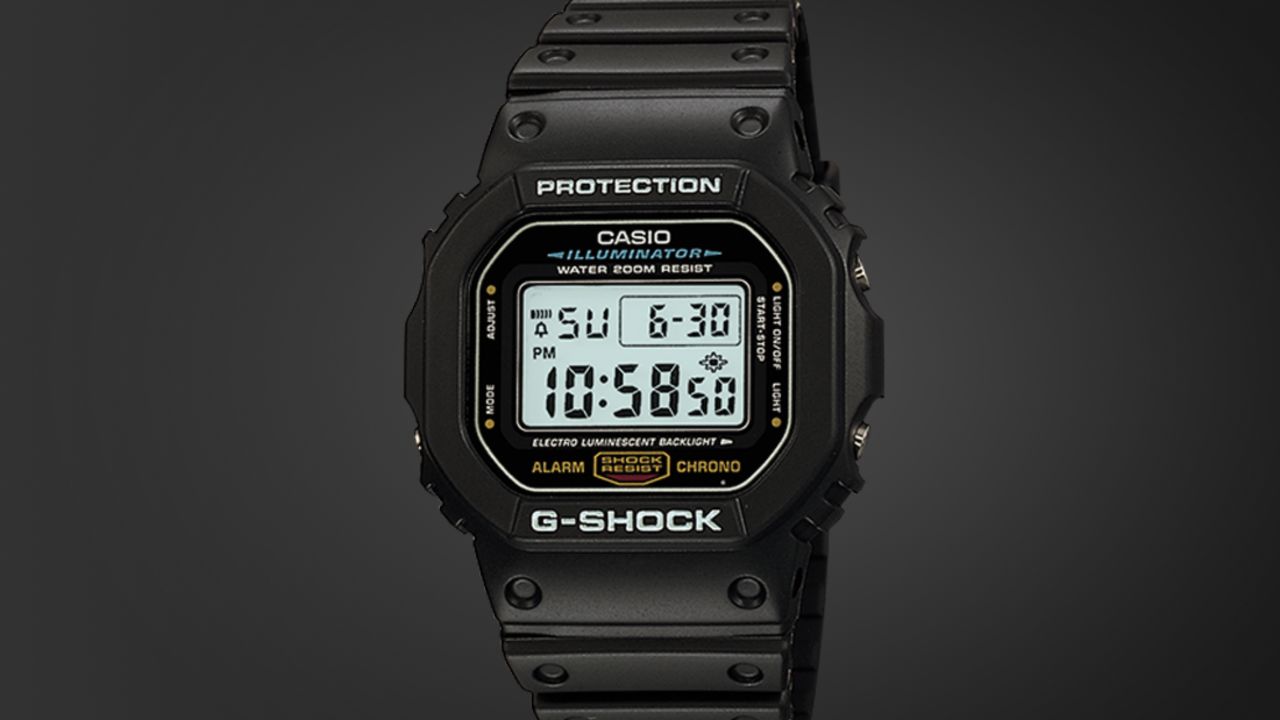 Casio famously tested this digital - first launched in 1983 -by throwing it from the top story of its Japanese HQ. Probably the toughest watch ever made.