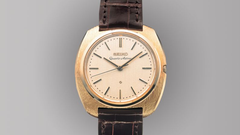 The year was 1969.  The season was Christmas. The city was Tokyo. The company was Seiko.  And the watch was the <a  target="_blank" target="_blank">Astron</a> -- nothing more nor less than the very first quartz wristwatch anyone in the world had managed to release to the general public.  <br /><br />The Astron wasn't so much a cause of change as it was a manifestation of it -- in Switzerland, a consortium of mechanical watch manufacturers had already made a quartz wristwatch prototype as well -- but the Astron showed that it was possible to go from prototype to production for the first time, and goaded every watch brand in the world into realizing just how rapidly their world was about to change.