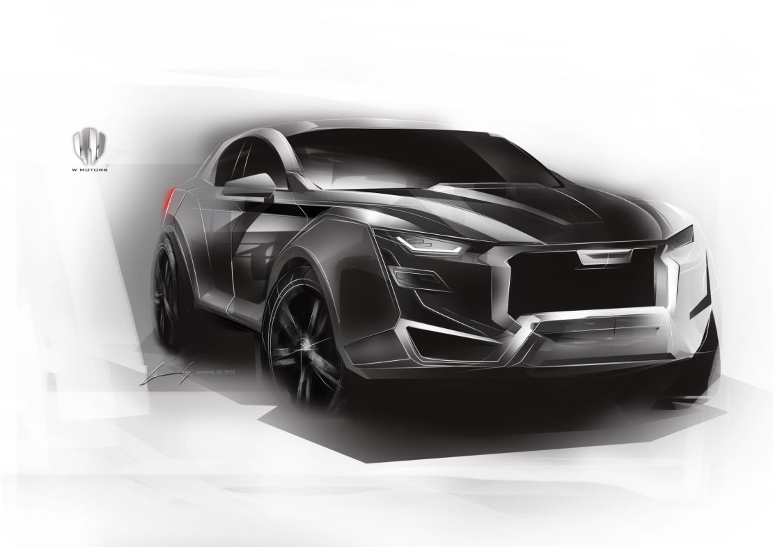 W Motors' forthcoming, so-far unnamed SUV project