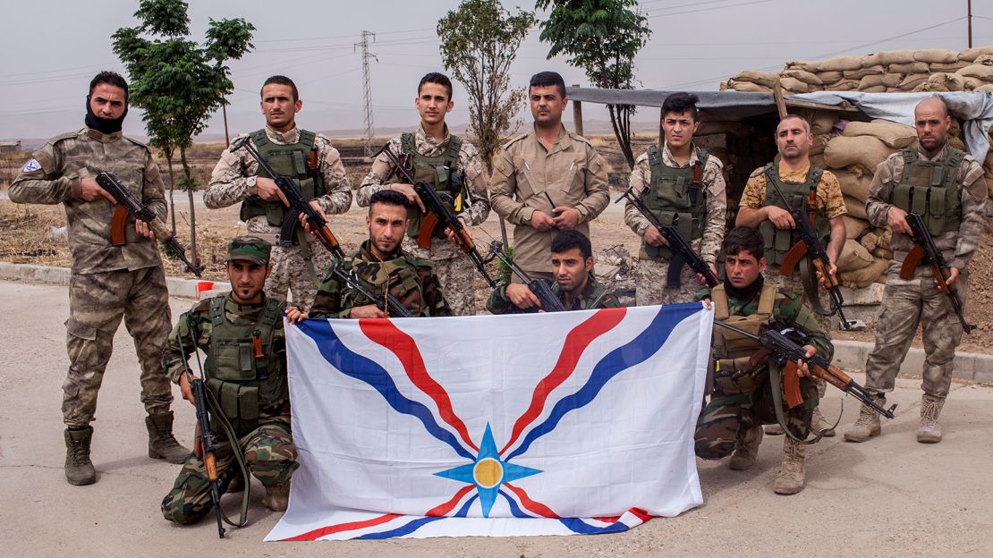 Members of the Nineveh Plains Forces, a Christian militia, are fighting for what's left of their homeland.