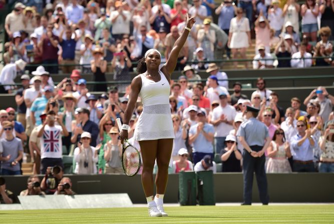 Williams is seeking a fourth straight major title. If she gets there, the American would complete the "Serena Slam" for the second time in her career.