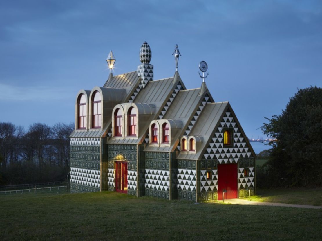 British artist Grayson Perry's "A House for Essex" is a conceptual holiday home. 
