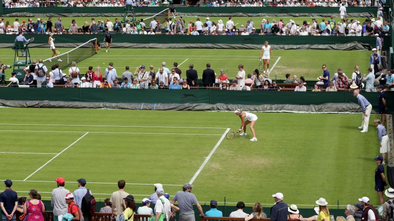Several matches take place at the All England Club on the first day of Wimbledon on Monday, June 29.