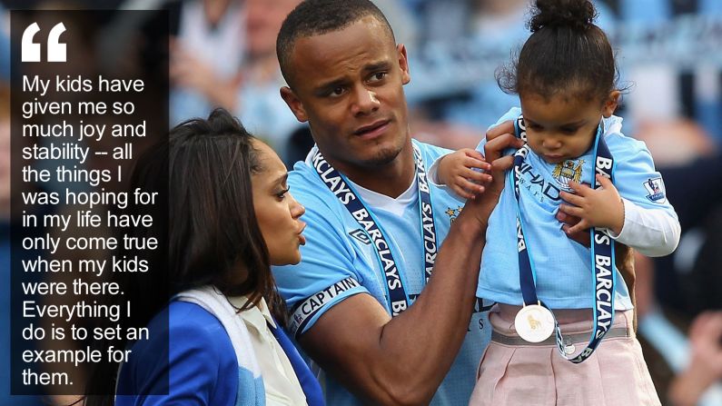 He's a multimillionaire who captains one of the world's wealthiest football clubs, but the Manchester City star is grounded by the most important factor in his life -- his family. <a href="index.php?page=&url=https%3A%2F%2Fwww.cnn.com%2F2015%2F07%2F01%2Ffootball%2Fvincent-kompany-manchester-city-belgium-football%2Findex.html" target="_blank">Read more</a> 