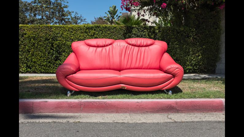 Andrew Ward photographed this abandoned sofa on Finley Avenue in the Los Feliz neighborhood of Los Angeles. It's part of his running project called "The Sofas of LA."