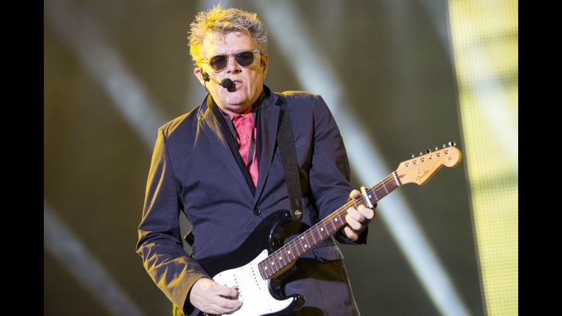 Lead singer Tom Bailey, shown here in 2014, was one-third of the Thompson Twins, a band named after the characters in the comic strip "The Adventures of Tintin." Bailey and his band mates Alannah Currie and Joe Leeway performed their hit "Hold Me Now" at Live Aid. A year later, Leeway left the band.<a href="index.php?page=&url=https%3A%2F%2Fhypnosis.edu%2Fhypnotherapists%2Fjoe-leeway%2F" target="_blank" target="_blank"> He has since become a hypnotherapist</a> in California. <a href="index.php?page=&url=http%3A%2F%2Fwww.theguardian.com%2Flifeandstyle%2F2008%2Fapr%2F26%2Fhomes" target="_blank" target="_blank">Currie and Bailey had a child together in 1988 and continued to record music. They split in 2003</a>. Bailey still tours, performing tunes from his Thompson Twins days.