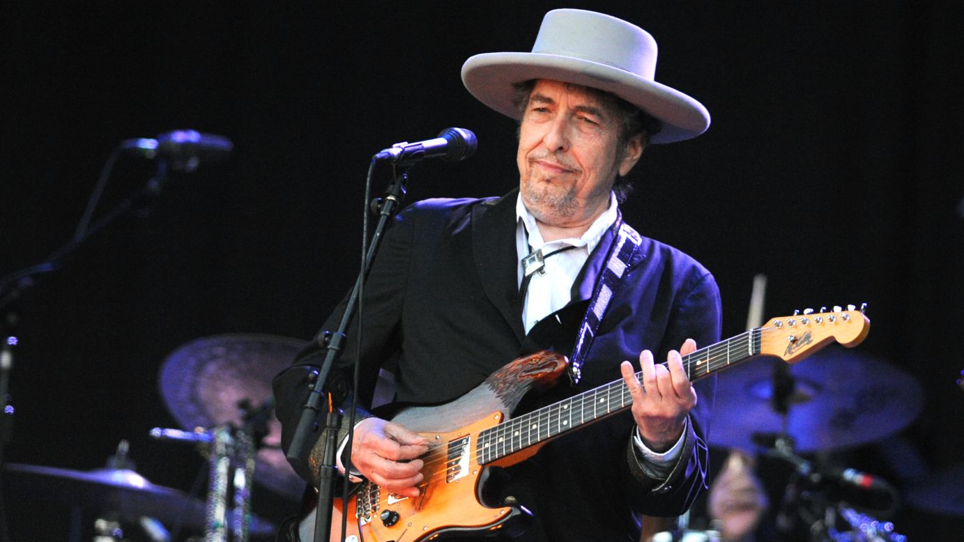 It was at Live Aid where Bob Dylan -- shown here in 2012 -- sparked the notion of Farm Aid, suggesting that performers raise money to save failing family farms in the United States. That same year, Dylan appeared at the first Farm Aid. In 1988, he co-founded the hit-making Traveling Wilburys with some of the biggest names in music. The prolific singer-songwriter continues to record and perform. In 2016, Dylan won the Nobel Prize for literature. 