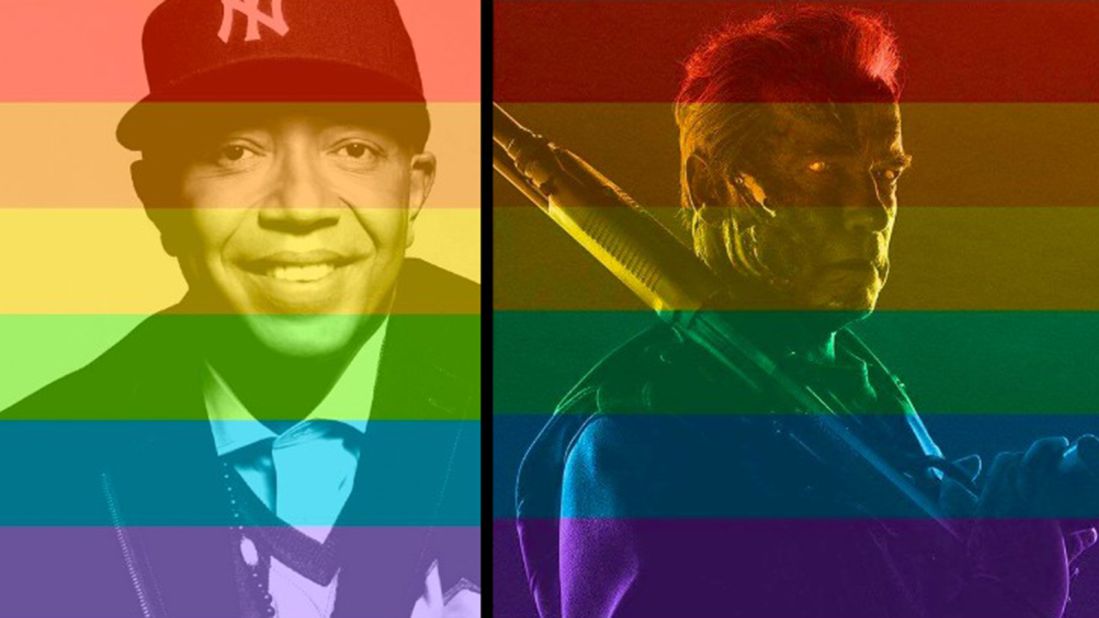 Nearly 30 million people, including celebrities like Russell Simmons and Arnold Schwarzenegger, updated their Facebook profiles in the colors of the rainbow. 