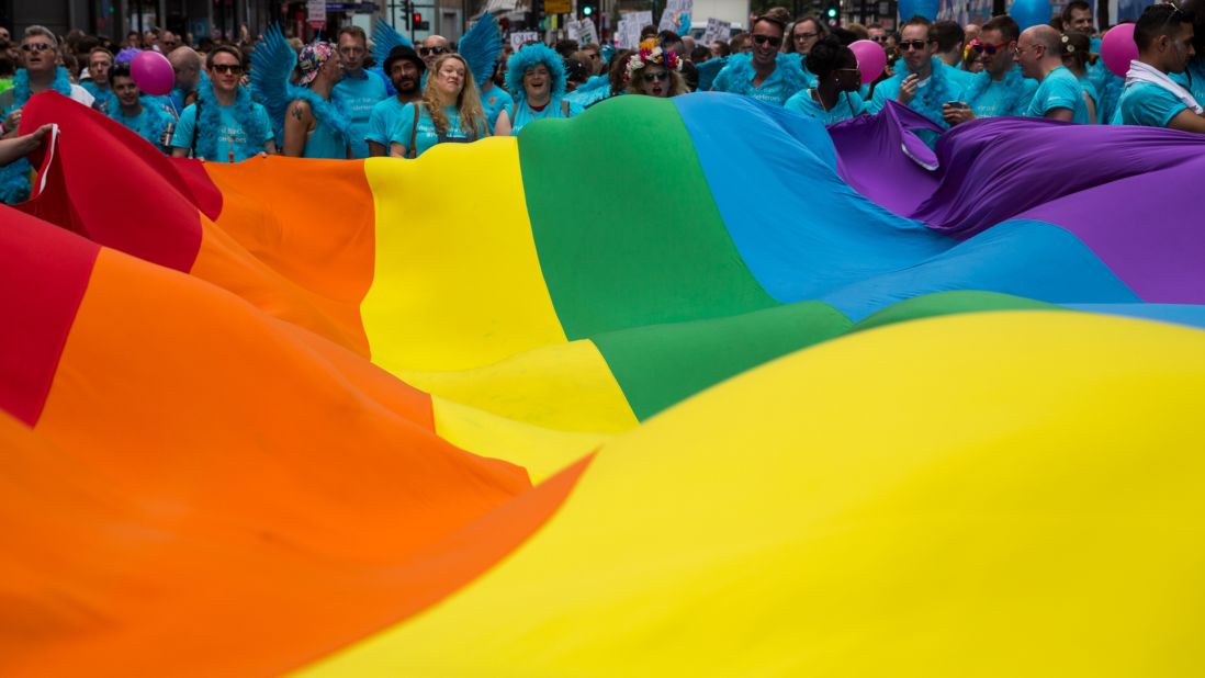 Baker says the rainbow flag has stood the test of time. "We're an ancient, wonderful tribe of people," he says. "We picked something beautiful."