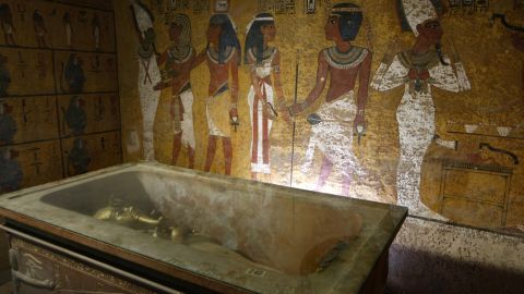 Inside the boy king's tomb