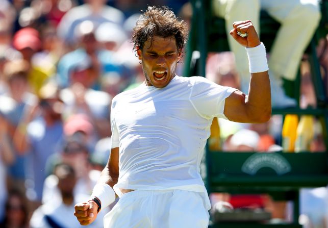 The Spaniard will have to be sharp in the second round, since he meets the huge-serving German Dustin Brown. Brown beat Nadal on grass in Germany last year at a Wimbledon warmup. 