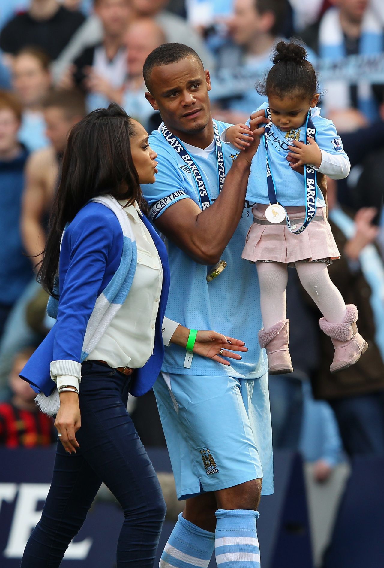 Kompany, who is married to Mancunian born Carla Higgs, has three children. He says he would have little problem in bringing them back to Brussels if he was ever to return to the city.