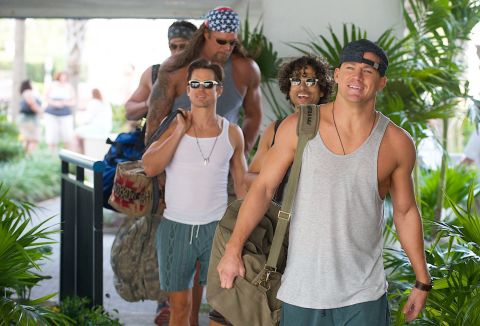 "Magic Mike XXL" lacks Steven Soderbergh's presence behind the camera, but the sequel to "Magic Mike" does have Channing Tatum, front, reprising his role as male stripper "Magic Mike" Lane. (Tatum also co-wrote.) The plot can be reduced to two words: Road trip! It opened July 1.
