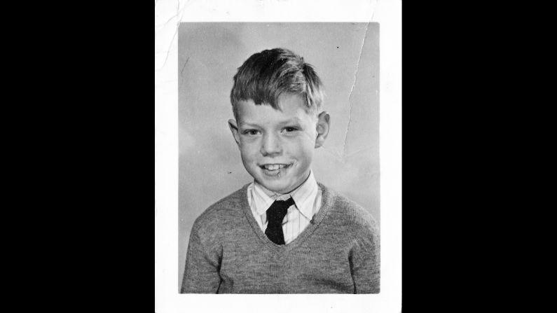 Jagger smiles for a school photo in 1951. He later attended Dartford Grammar School, where he found his passion in music.