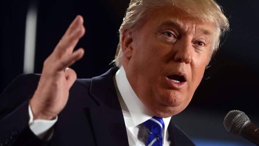 MANCHESTER, NH - APRIL 12: Donald Trump speaks at the Freedom Summit at The Executive Court Banquet Facility April 12, 2014 in Manchester, New Hampshire. The Freedom Summit held its inaugural event where national conservative leaders bring together grassroots activists on the eve of tax day. Photo by Darren McCollester/Getty Images)