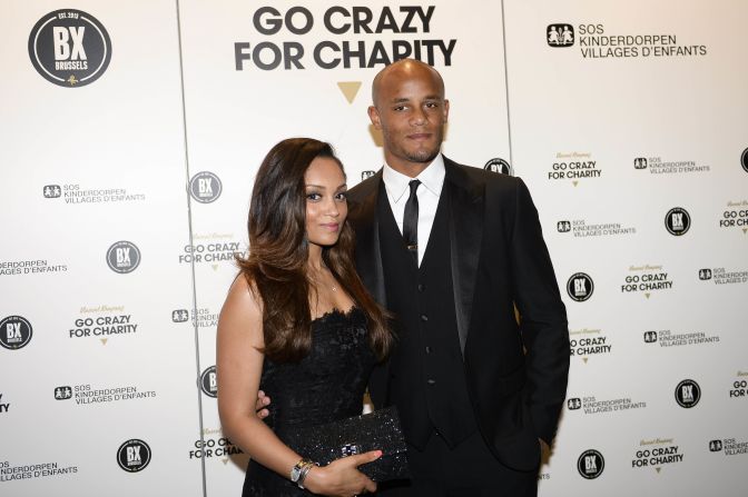 Kompany, moved to Manchester City in 2008 from Hamburg, married Carla in 2011.