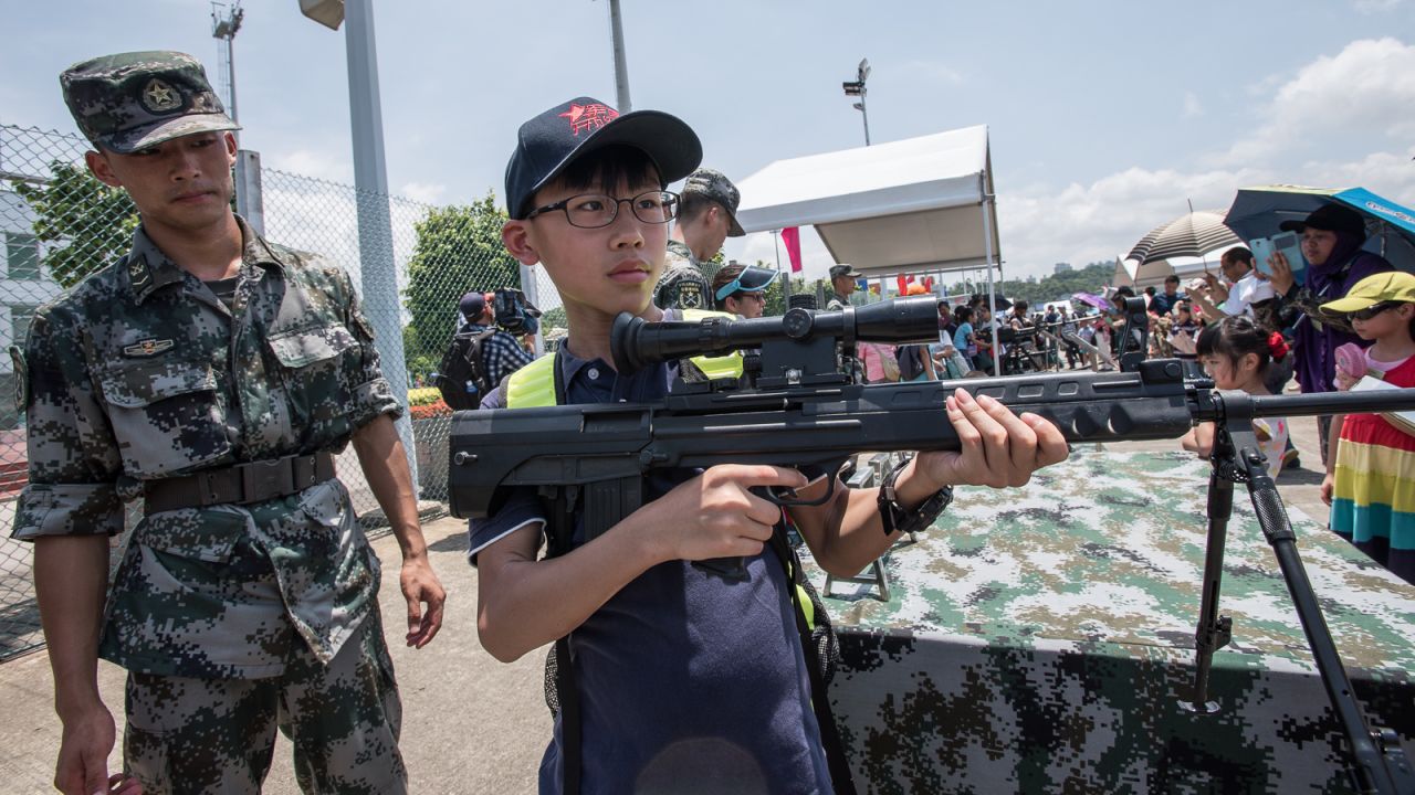 Firearms are tightly controlled in Hong Kong and China -- ownership is basically restricted to police, military, and security firms.