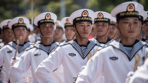 PLA soldiers here are from mainland China, and only a few speak Cantonese -- the preferred language for many Hong Kongers. Hong Kongers are not permitted to serve in the PLA.