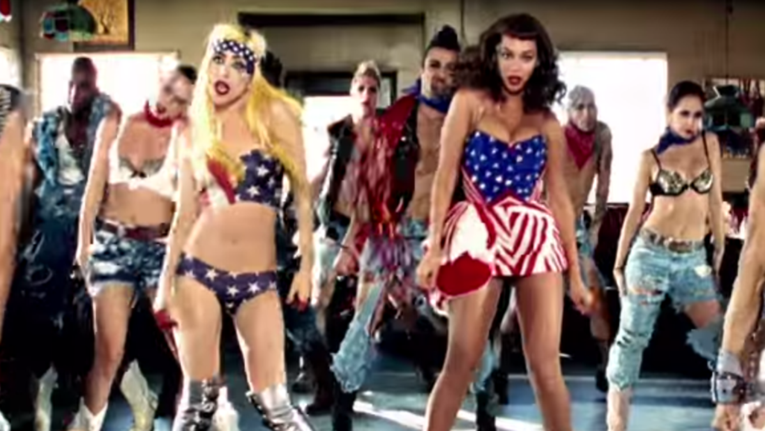 No, Lady Gaga and Beyoncè aren't doing a duet on "The Star-Spangled Banner" but teaming up in the music video for Gaga's "Telephone." 