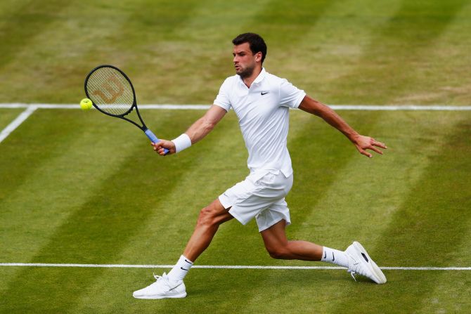 That match took place on Court 2, and Sharapova's boyfriend, Grigor Dimitrov, earlier played on the same court.