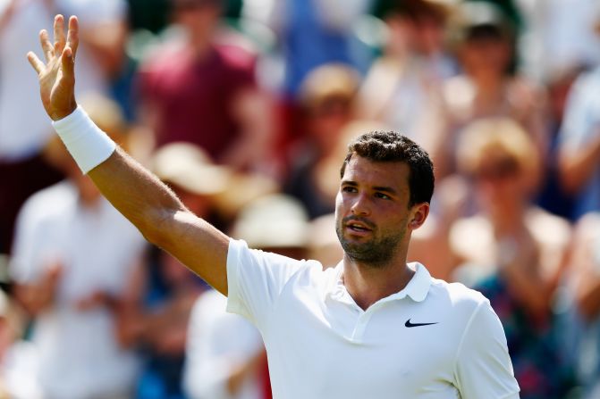 He won in straight sets, too, over big-serving American Steve Johnson. Last year Dimitrov made the semifinals at Wimbledon, ousting Andy Murray.