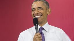 US President Barack Obama speaks about the Affordable Care Act, known as Obamacare, at Taylor Stratton Elementary School in Nashville, Tennessee, July 1, 2015. 