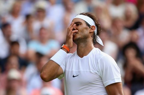 It was the third successive time that former world No. 1 Nadal has been eliminated at the grass-court grand slam by a player ranked 100th or lower. 