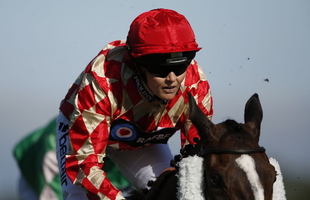 Victoria Pendleton, Briton's double Olympic track cycling champion made her debut as a jockey at Newbury Racecourse in July. 