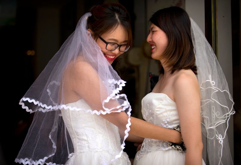 why lesbians get married