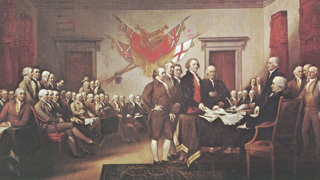The Enlightenment movement, which questioned traditional authority and embraced rationalism, heavily influenced The Declaration of Independence. In breaking away from Great Britain, Thomas Jefferson called on the "certain unalienable rights" of "life, liberty and the pursuit of happiness." These rights varied only slightly from the rights of "life, liberty and property" British philosopher John Locke laid out in his 1689 "Two Treatises of Government."