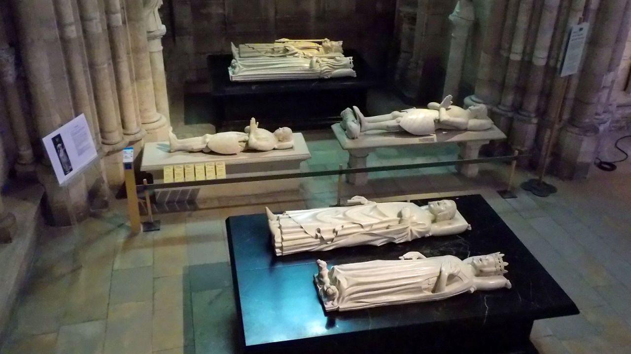 Royal remains: Saint Denis Necropolis.