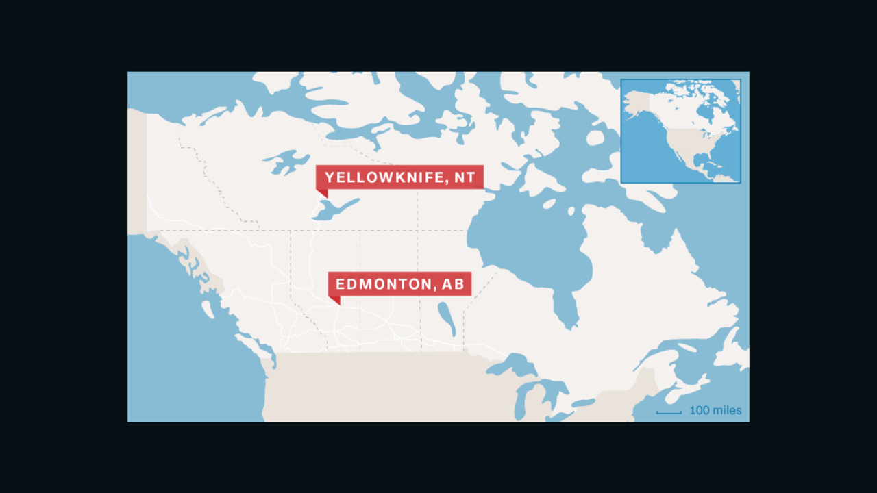 yellowknife canada map