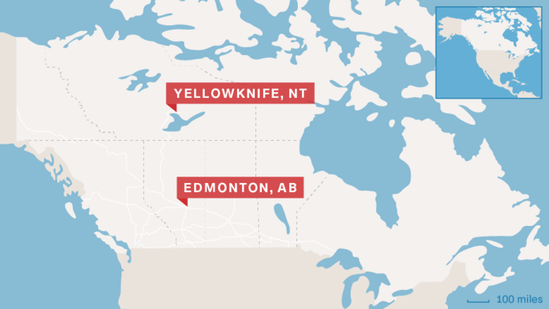 yellowknife canada map