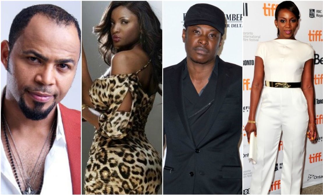 Nollywood royalty: Ramsey Nouah, Omotola Jalade-Ekeinde, Jeta Amata and Genevieve Nnaji.