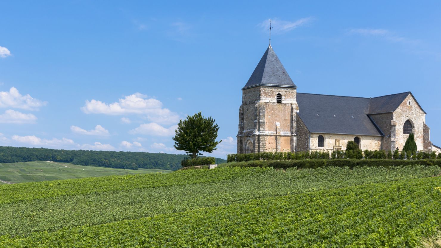 12th century church of Chavot in the Champagne-Ardenne region.