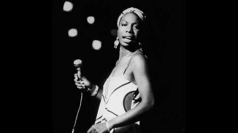 Simone performs live on October 18, 1964.