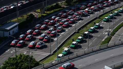 There are more than 18,000 taxis in Hong Kong, according to the Transport Department.