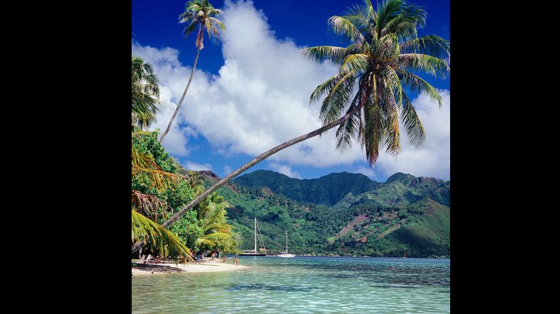 The less-visited sister island of Bora Bora, Moorea, offers coconut-strewn beaches and an intoxicating aroma of vanilla, grapefruit, and Tahitian gardenia, as well as luxury thatched bungalows.