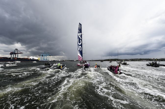 Team SCA became only the fourth female crew in history to compete in the race.
