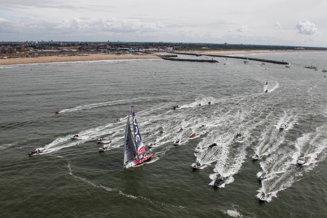 "We've had a mountain to climb to get here," skipper Sam Davies told the BBC. "The conditions might have been man-breaking, but they were not women breaking."