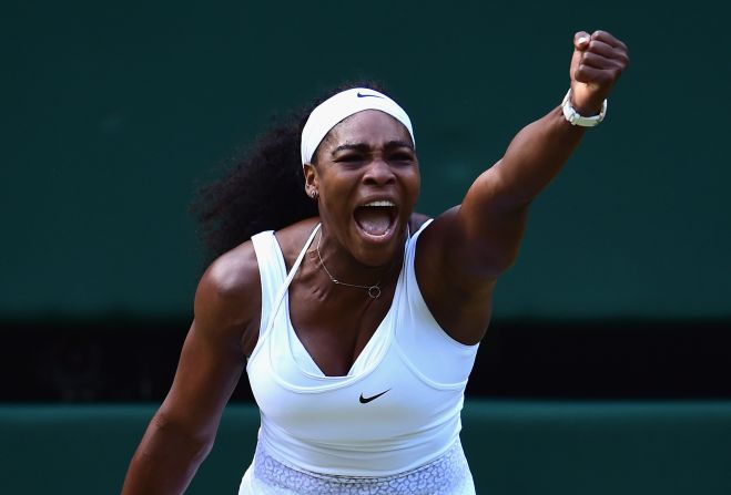 Serena Williams entered Tuesday's quarterfinal against Victoria Azarenka at Wimbledon as the favorite and duly progressed. 