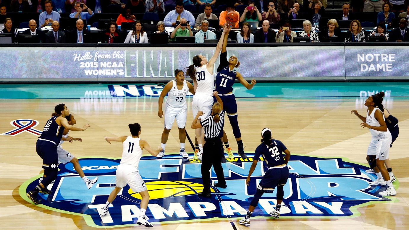 <strong>38:</strong> Women's basketball players<a href="http://www.ncaa.org/sites/default/files/%E2%80%A2Examining%20the%20Student-Athlete%20Experience%20Through%20the%20NCAA%20GOALS%20and%20SCORE%20Studies.pdf" target="_blank" target="_blank"> spend just under 38 hours </a>per week on athletic activities during their season. 