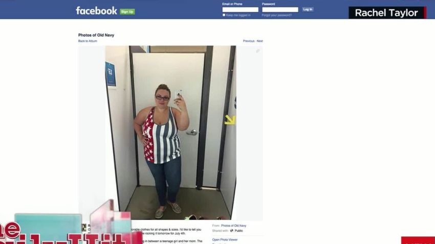 Woman's plus-sized Old Navy selfie goes viral daily hit newday _00003803.jpg