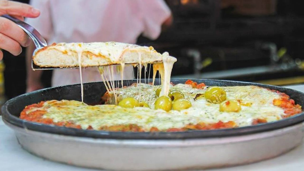 Argentina pizza: The world's cheesiest. 