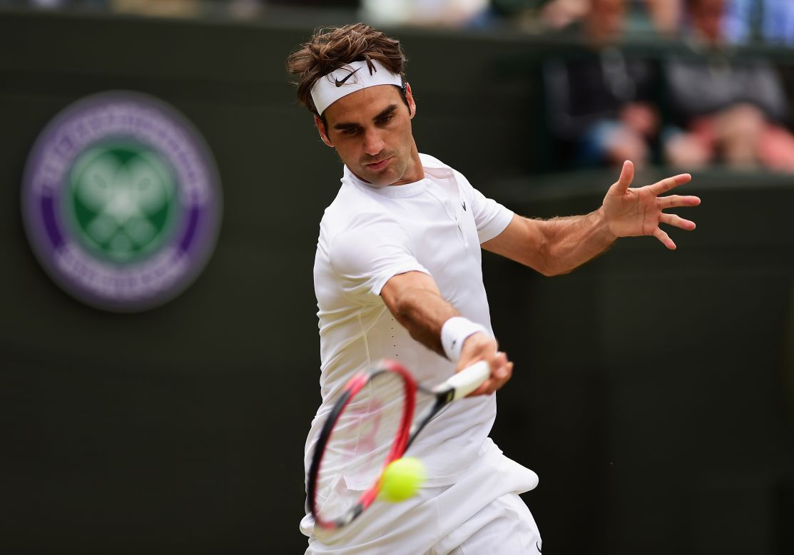 He took control with an early break in the first set and never really let go, even though he was broken for the first time in 117 service games. 