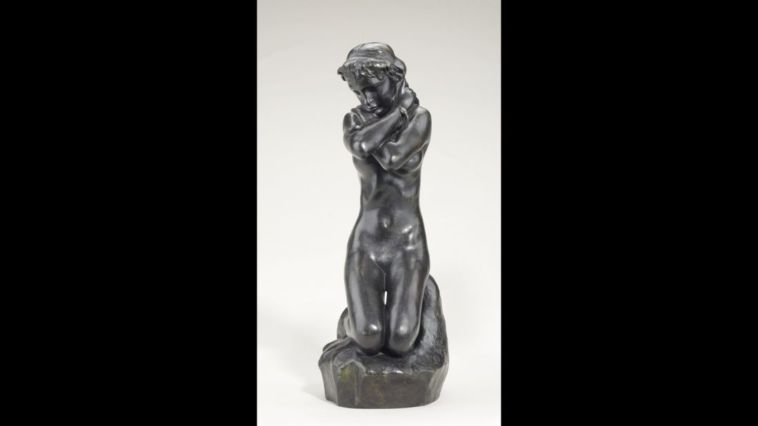 A statue called "Young Girl with Serpent" by Auguste Rodin was stolen from a home in Beverly Hills, California, in 1991. It was returned after someone offered it on consignment to Christie's auction house. Rodin, a French sculptor considered by some aficionados to have been the father of modern sculpture, lived from 1840 until 1917. His most famous work, "The Thinker," shows a seated man with his chin on his hand. 