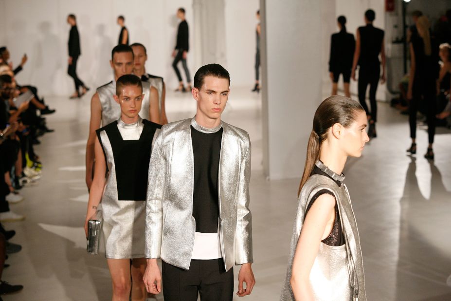 Canadian designer Rad Hourani centers his aesthetic on the concept of neutrality -- and that includes gender. In June 2013, he became the first designer to show a unisex collection at the Paris haute couture shows. 