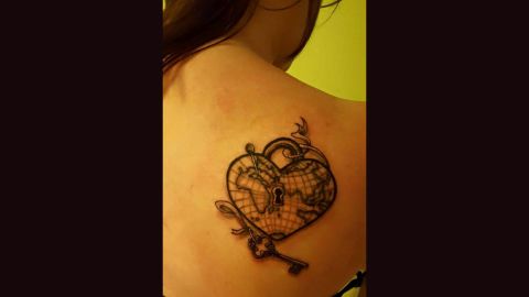 Lawson got her first tattoo while visiting Florida, her favorite travel destination. She lives in Aberdeen, Scotland.