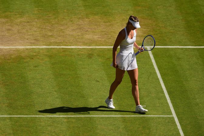 Sharapova made the worst possible start, dropping serve in the first game from 30-0. It was soon 4-1 and there was no coming back.