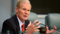 U.S. Sen. Bill Nelson (D-FL) speaks as he chairs a hearing entitled, 'Leading the Way: Adapting to South Florida's Changing Coastline.' by the U.S. Senate Committee on Commerce, Science, and Transportation's Subcommittee on Science and Space at Miami Beach's City Hall on April 22, 2014 in Miami Beach, Florida.